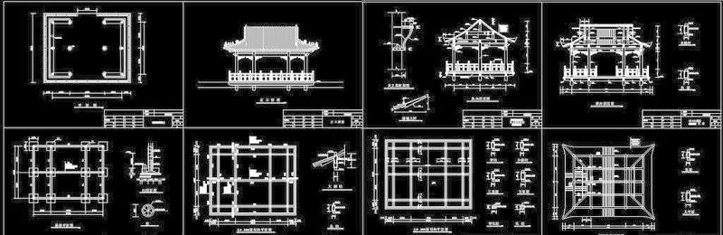 水榭古建CAD施工图cad施工图下载【ID:149750172】