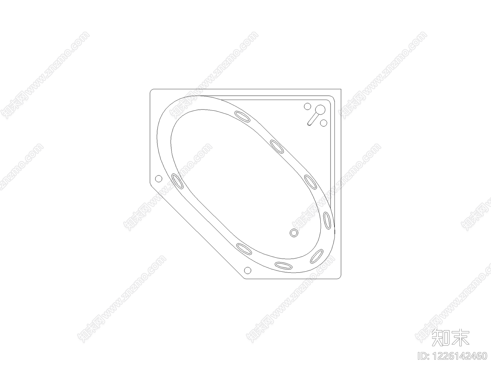 卫生间电器洁具厨具灯具施工图cad施工图下载【ID:1226142460】