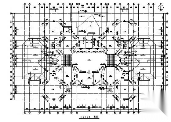 某二层欧式幼儿圆建筑方案图cad施工图下载【ID:151567181】