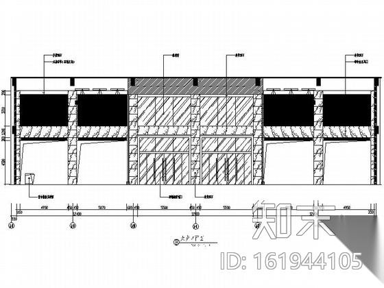 [广东]名师设计高档四星级国际酒店装修图cad施工图下载【ID:161944105】