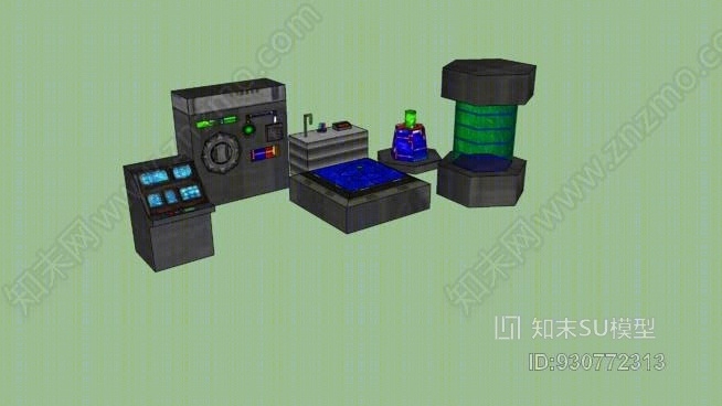 ARACHNITITH预制实验室设备SU模型下载【ID:930772313】