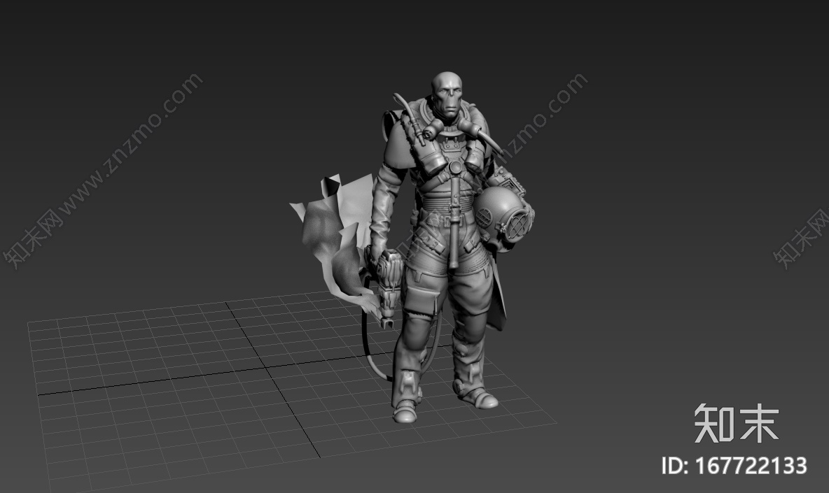 科幻角色3D模型CG模型下载【ID:167722133】