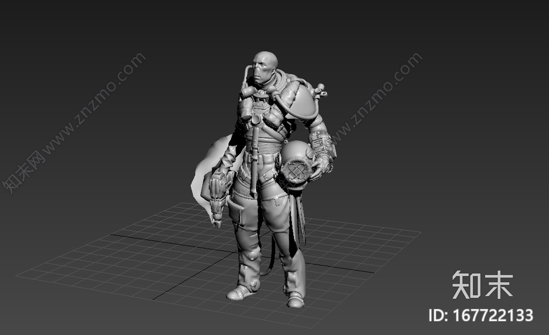 科幻角色3D模型CG模型下载【ID:167722133】