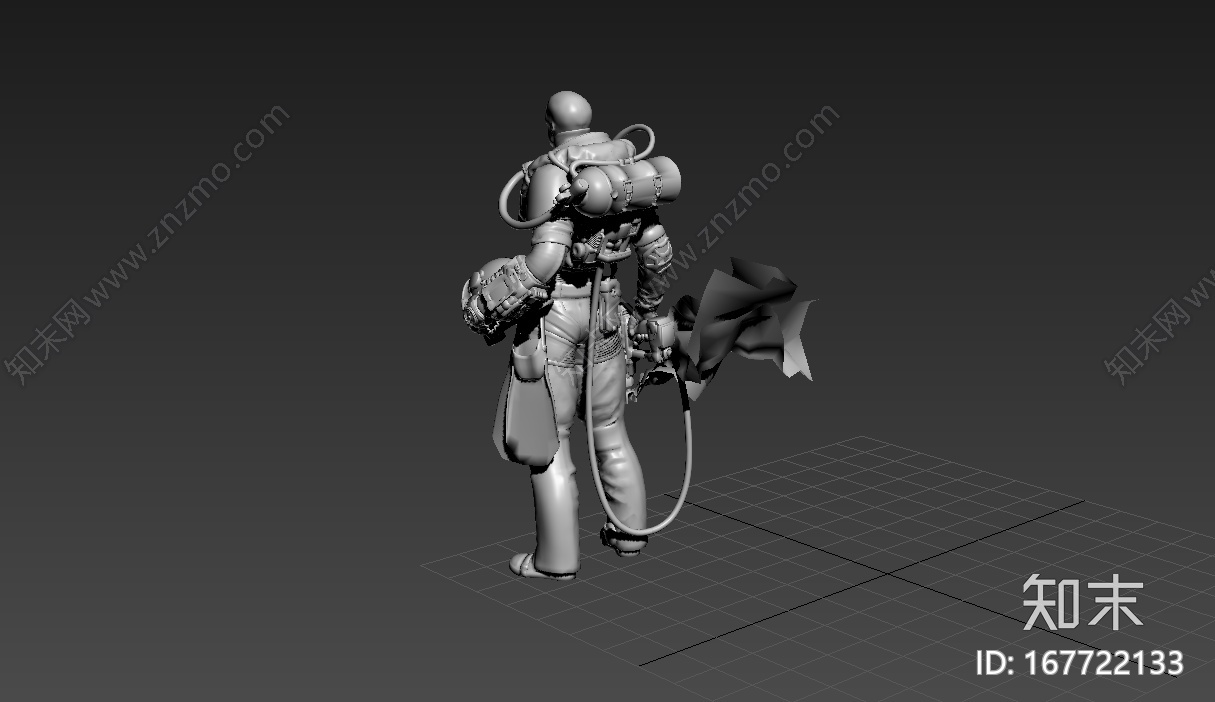科幻角色3D模型CG模型下载【ID:167722133】