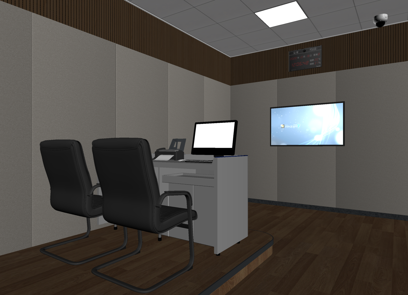 现代接待室3D模型下载【ID:1214757481】