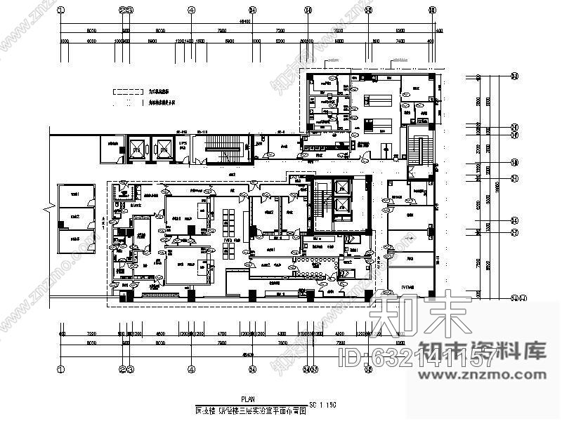 施工图深圳罗湖医院三层施工图cad施工图下载【ID:632141157】