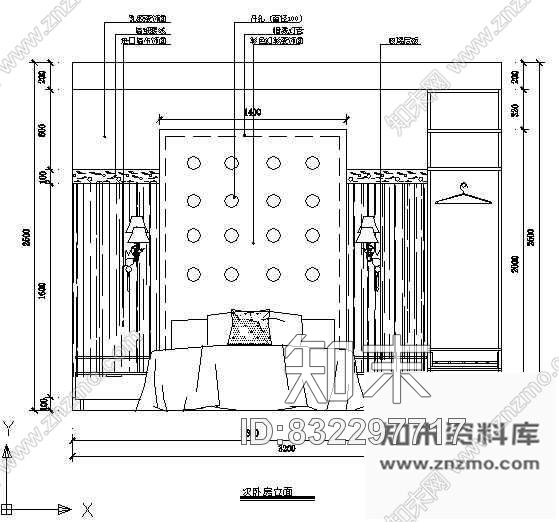 图块/节点卧室cad施工图下载【ID:832297717】