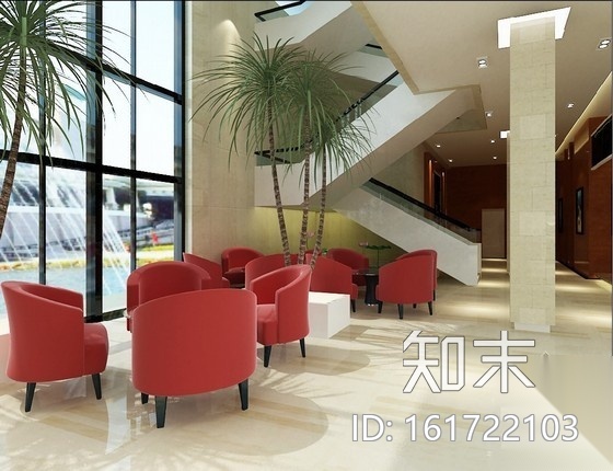 简洁精雅售楼部全套室内装修图（含效果）cad施工图下载【ID:161722103】