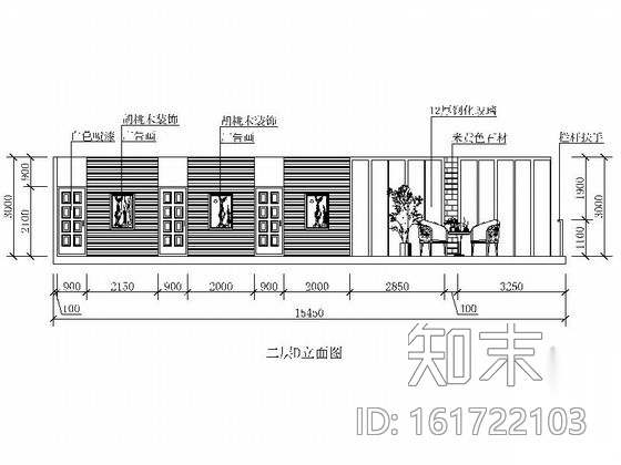 简洁精雅售楼部全套室内装修图（含效果）cad施工图下载【ID:161722103】