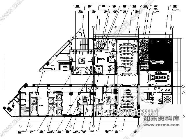 施工图厦门某酒店办公会议层施工图cad施工图下载【ID:532096881】