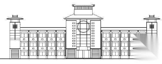 园林局综合楼建筑施工图cad施工图下载【ID:151405164】