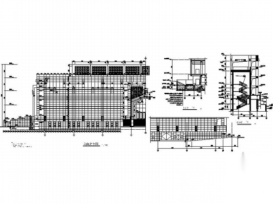 [宁夏]省级博物馆建筑施工图(知名建筑设计院)施工图下载【ID:165146171】