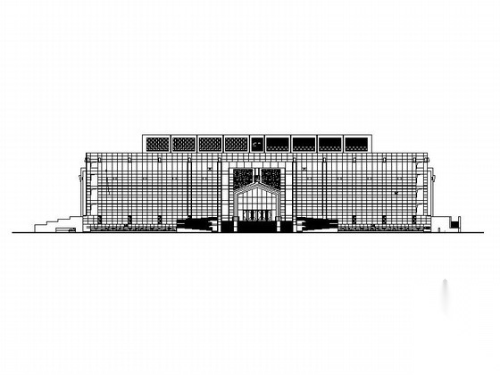 [宁夏]省级博物馆建筑施工图(知名建筑设计院)施工图下载【ID:165146171】