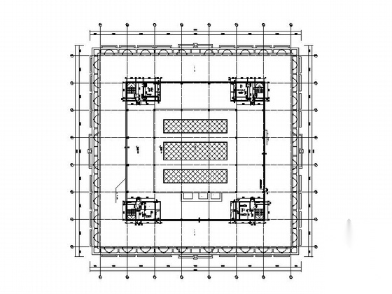 [宁夏]省级博物馆建筑施工图(知名建筑设计院)施工图下载【ID:165146171】