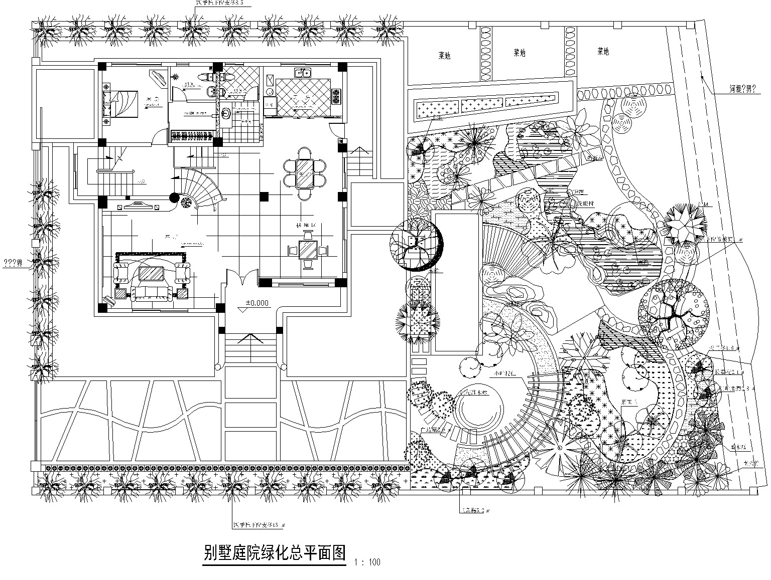 13套别墅景观方案设计cad图纸cad施工图下载【ID:160688167】