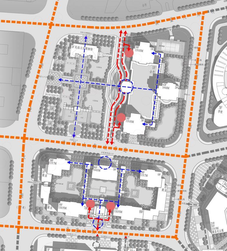 [天津]南市居住区建筑方案文本设计（PDF+CAD）施工图下载【ID:149527158】