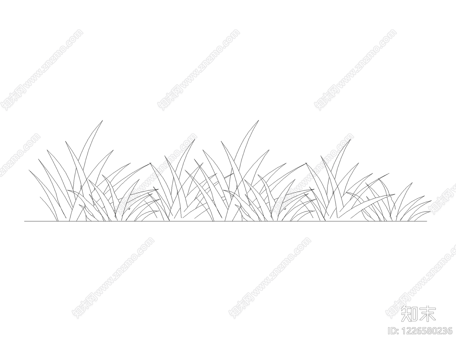 草坪种植cad施工图下载【ID:1226580236】