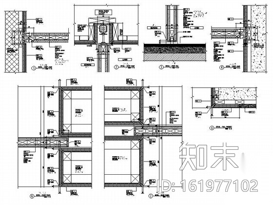 [西安]经典酒店行政套房室内施工图（含效果）cad施工图下载【ID:161977102】