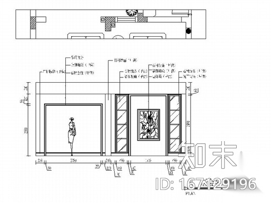 [重庆]现代化新城区三层欧式设计别墅装修图（含效果）cad施工图下载【ID:167129196】