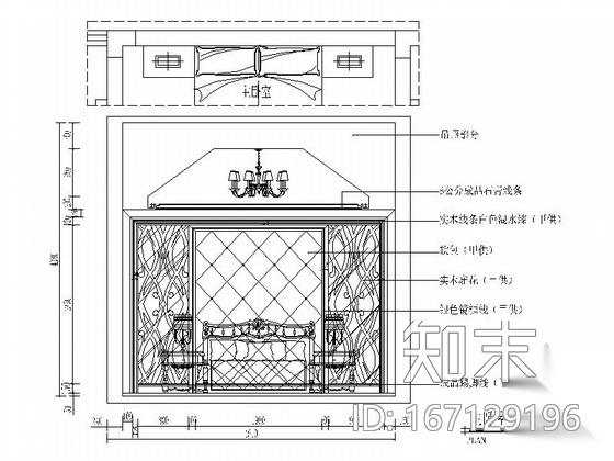 [重庆]现代化新城区三层欧式设计别墅装修图（含效果）cad施工图下载【ID:167129196】