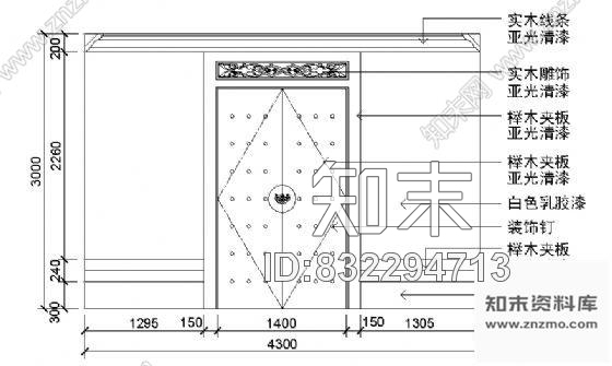 图块/节点餐厅包间立面cad施工图下载【ID:832294713】