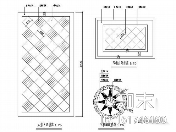 [福州]古典四层别墅内装修图(含效果)cad施工图下载【ID:161746190】