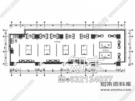 施工图办公楼娱乐休闲活动室装修图cad施工图下载【ID:632134027】