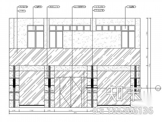 [浙江]简欧某售楼处展厅室内设计施工图（含效果）cad施工图下载【ID:165366136】