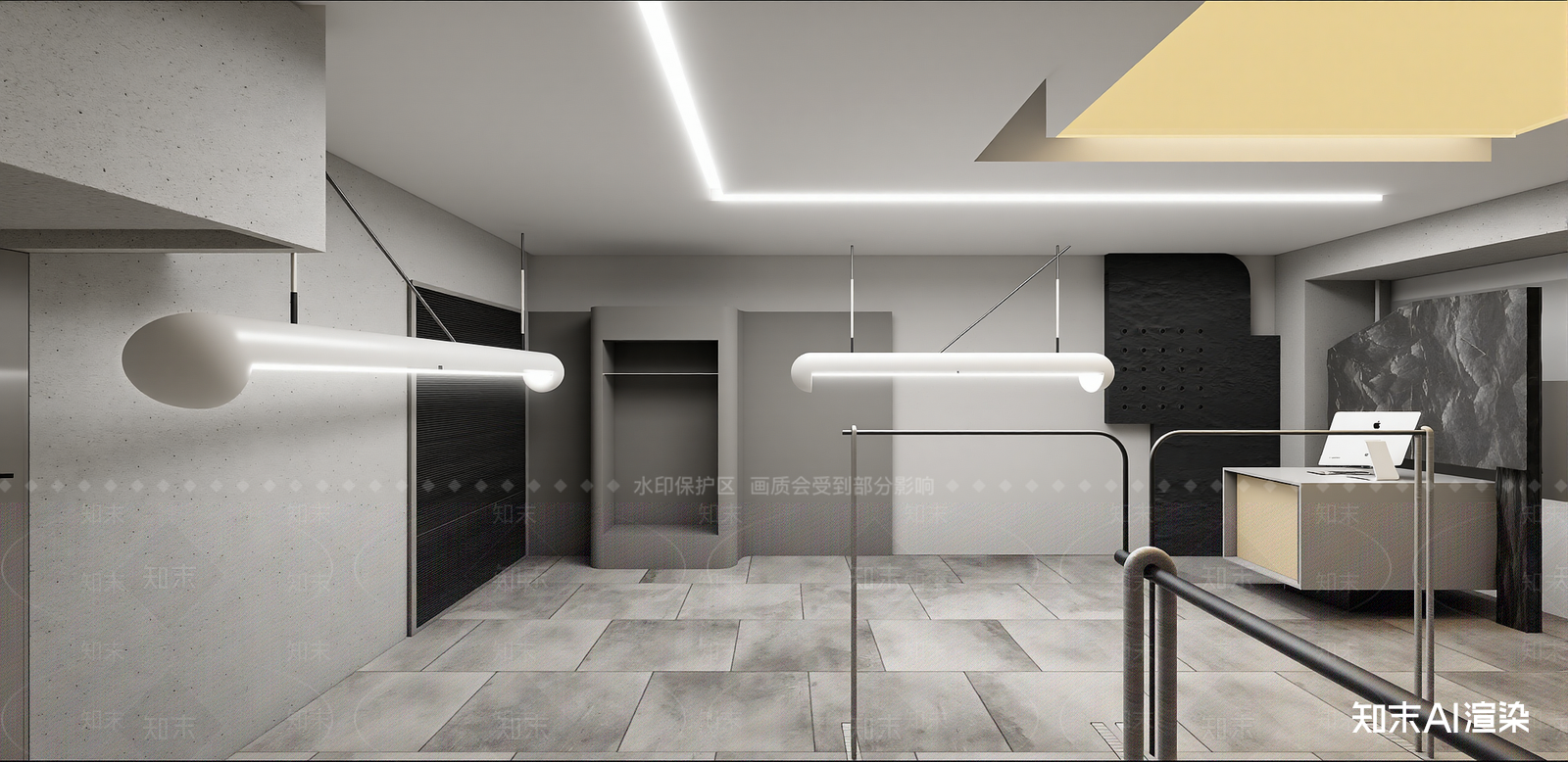 现代服装店SU模型下载【ID:1216042934】