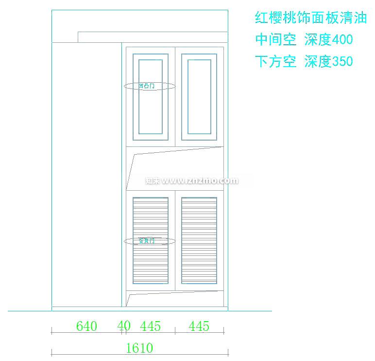 鞋柜cad施工图下载【ID:175451181】