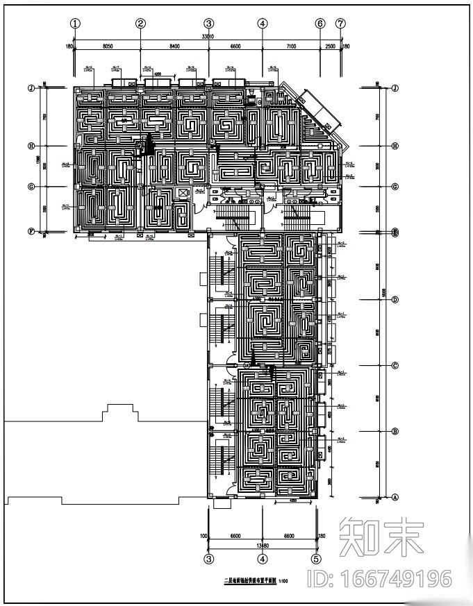 淄博市某办公商业地暖施工图施工图下载【ID:166749196】