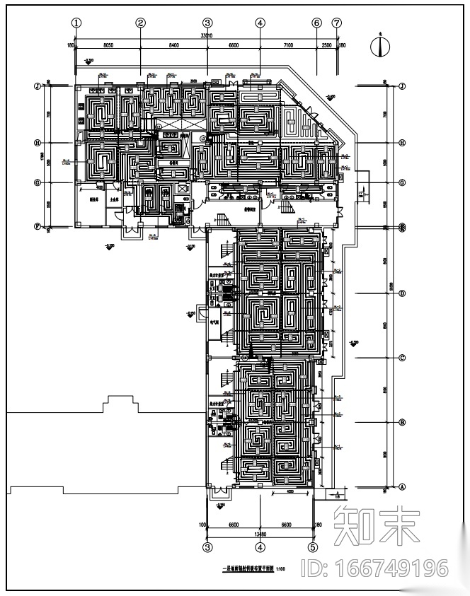 淄博市某办公商业地暖施工图施工图下载【ID:166749196】