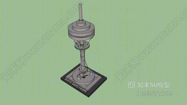 乐高建筑21003西雅图的太空针SU模型下载【ID:935124709】