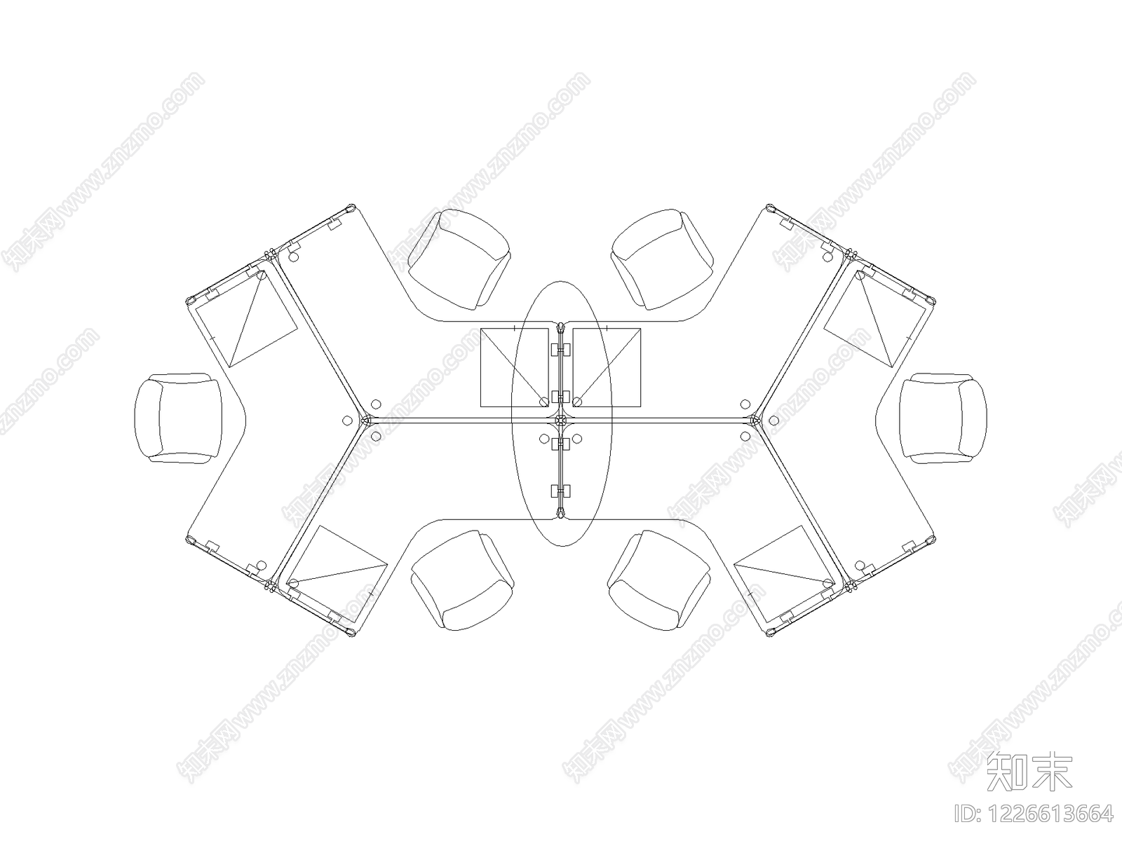 桌子CAD图纸