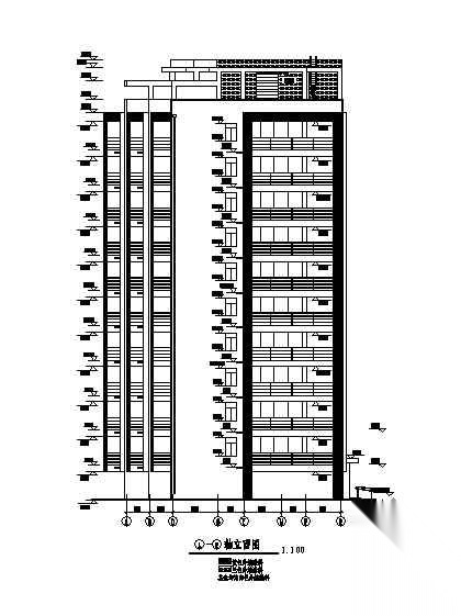 某十层钢结构纯框架体系公寓楼建筑结构施工图施工图下载【ID:166700116】