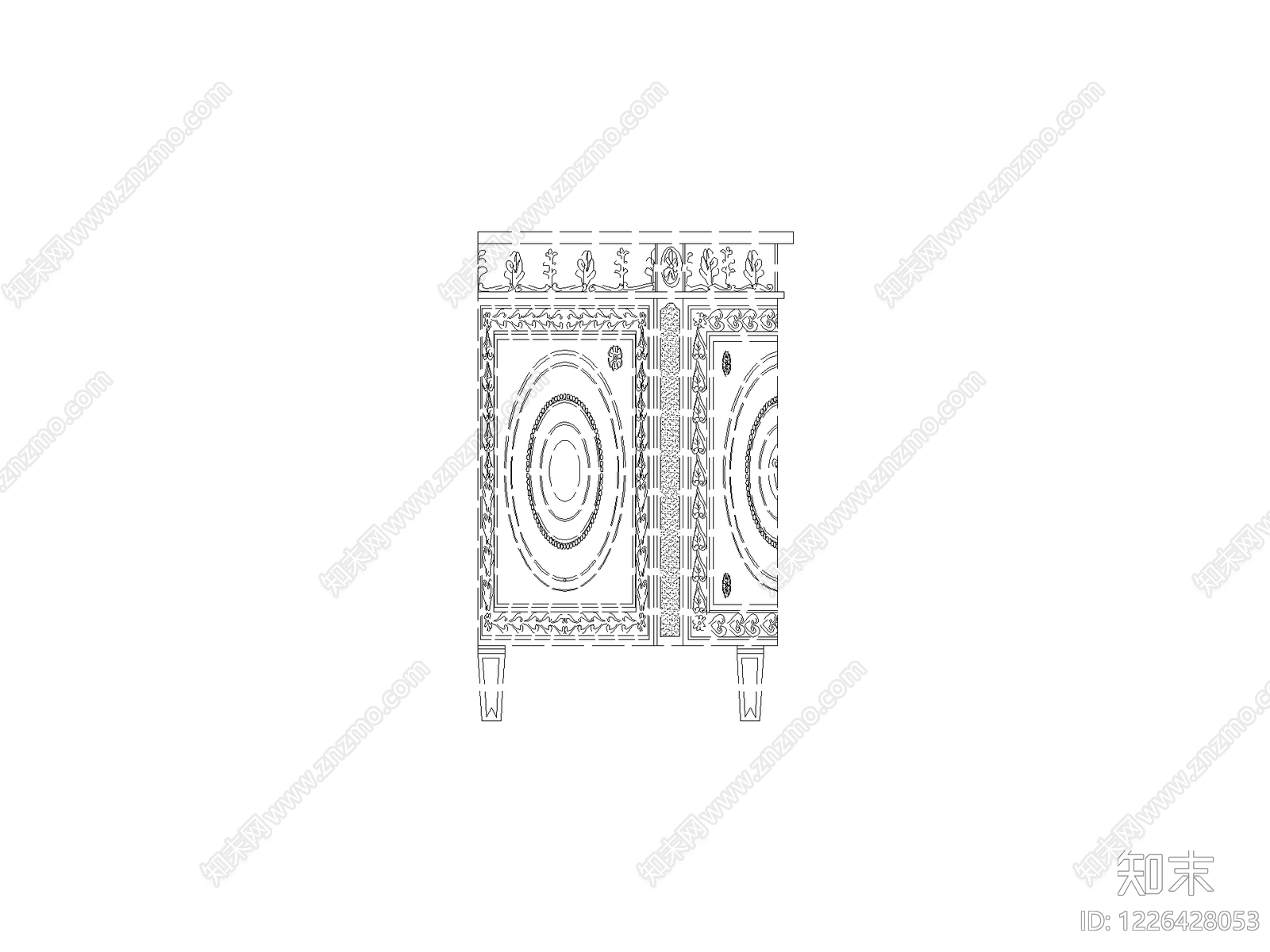 柜子cad施工图下载【ID:1226428053】