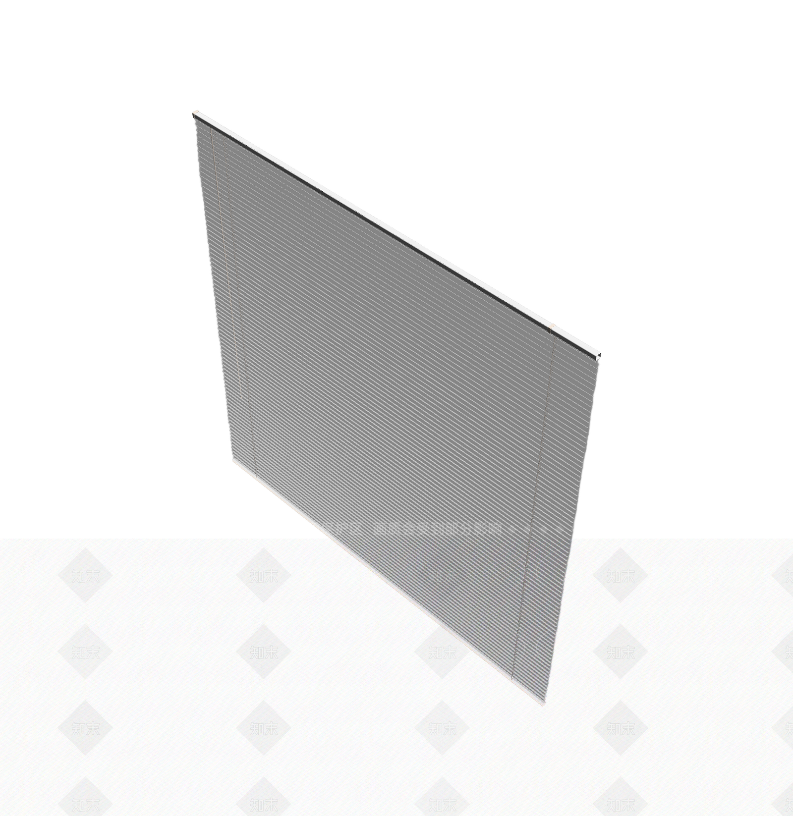 百叶窗装饰组件3D模型下载【ID:1206198238】