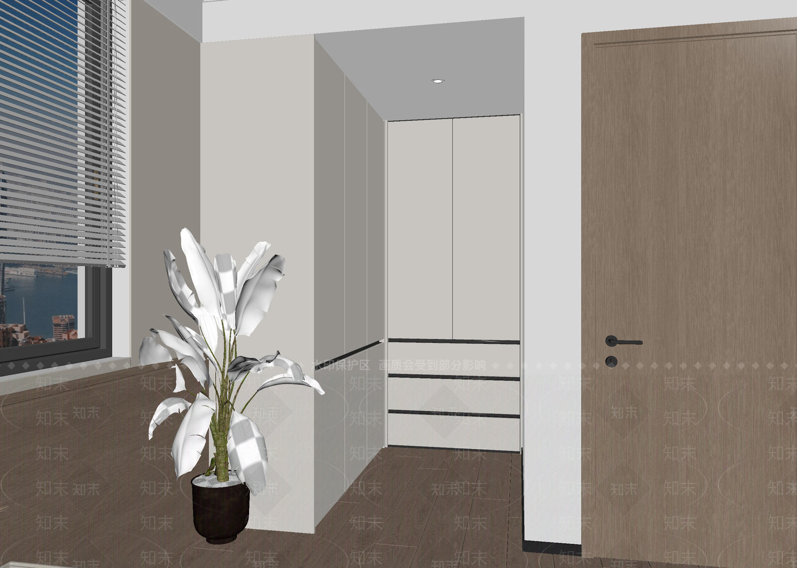 现代玄关3D模型下载【ID:1215170020】