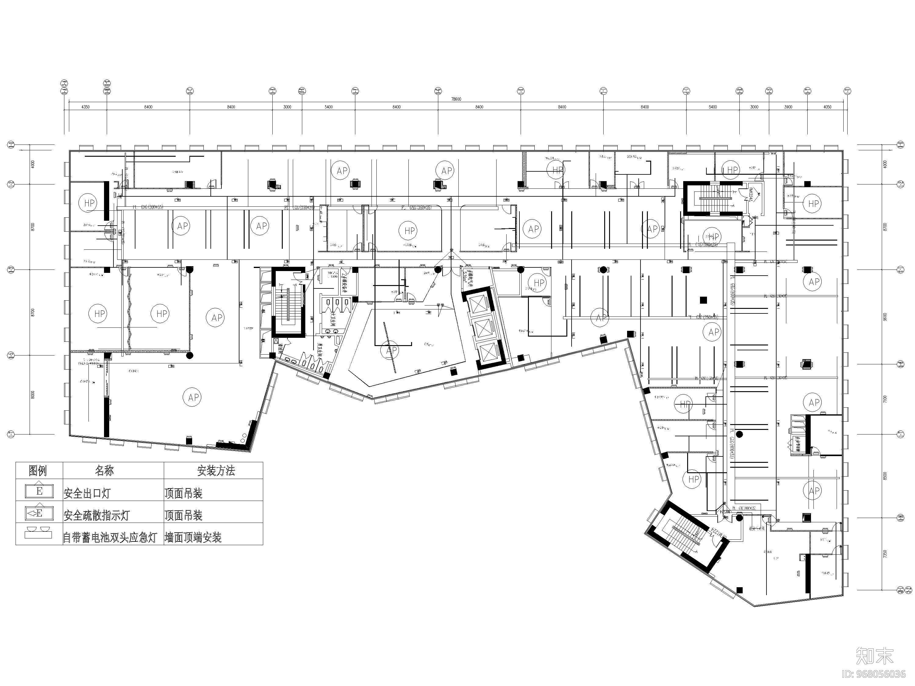 ​[北京]数字山谷网脑科技公司办公室施工图cad施工图下载【ID:968056036】