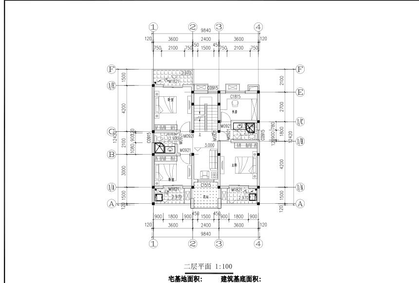 小欧式建筑别墅设计（包含效果图+施工图）cad施工图下载【ID:166732194】