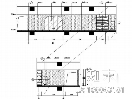 [深圳]时尚潮流化妆品有限公司室内精装修图（含效果实景...cad施工图下载【ID:166043181】