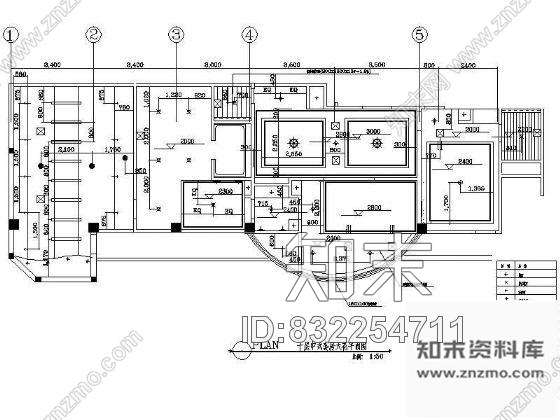 图块/节点某中式套房天花平面图cad施工图下载【ID:832254711】