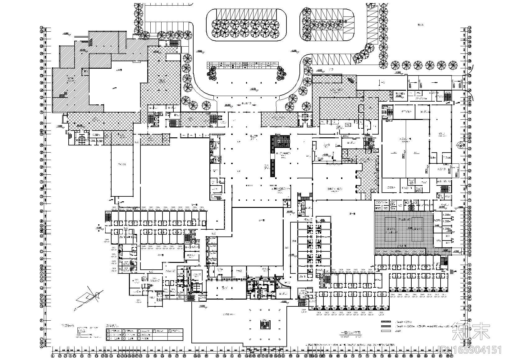 [广西]桂山大酒店装饰项目施工图+效果图cad施工图下载【ID:165904151】