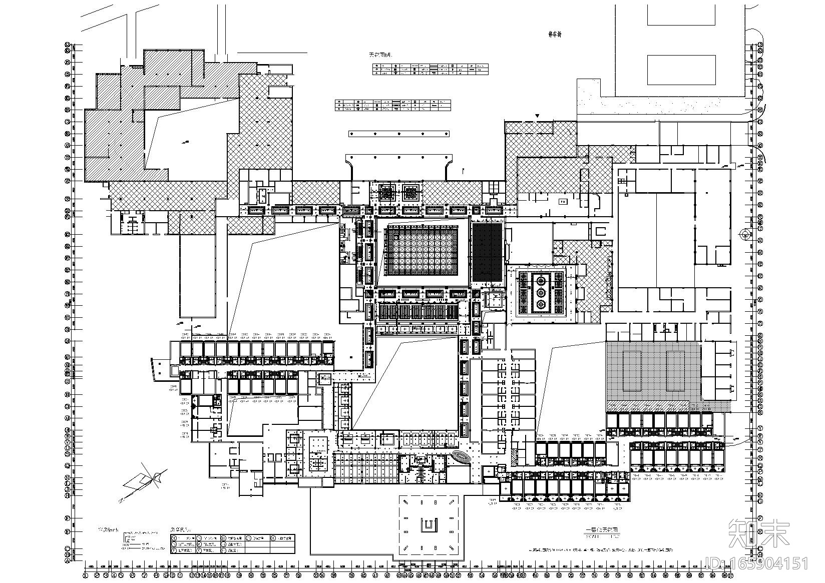 [广西]桂山大酒店装饰项目施工图+效果图cad施工图下载【ID:165904151】