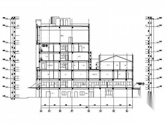 [广东]某医院七层急诊楼建筑施工图cad施工图下载【ID:165608196】