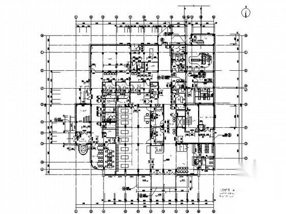 [广东]某医院七层急诊楼建筑施工图cad施工图下载【ID:165608196】