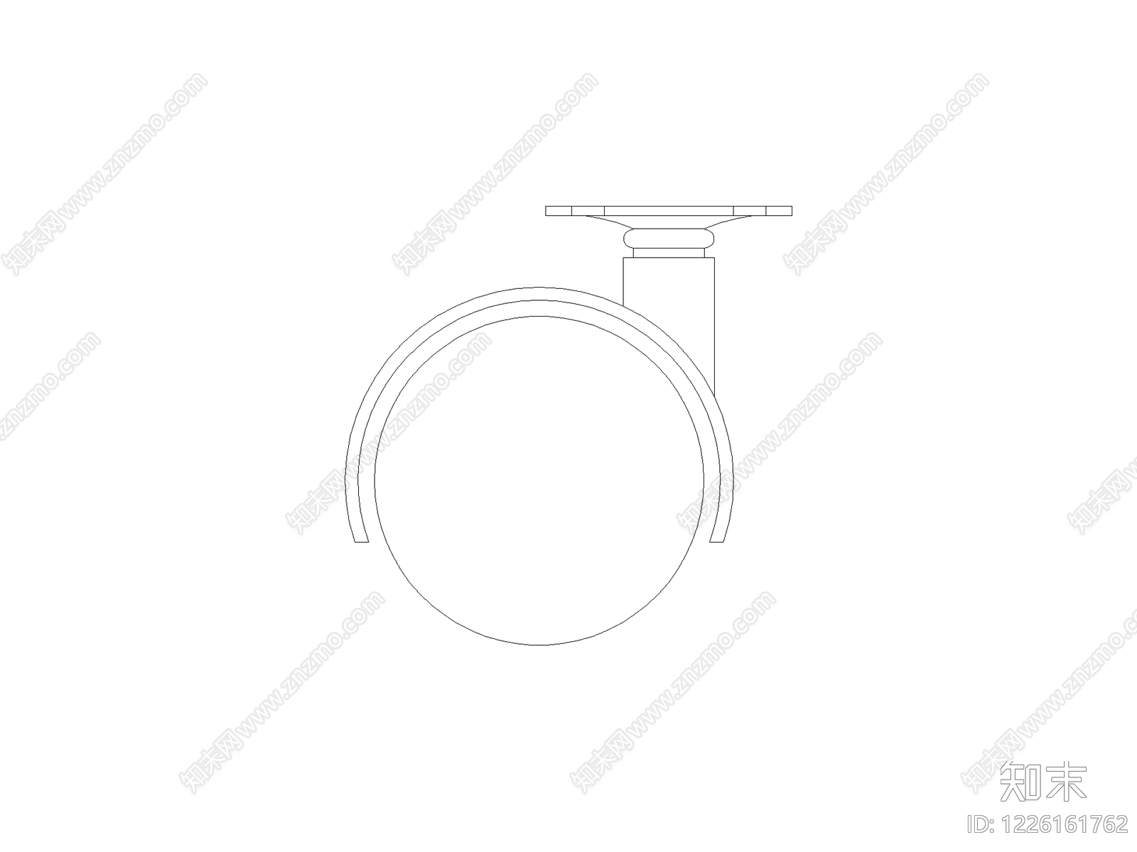现代椅子CAD图纸