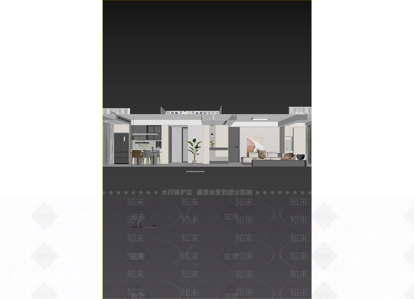 现代其他通用空间3D模型下载【ID:1214707226】
