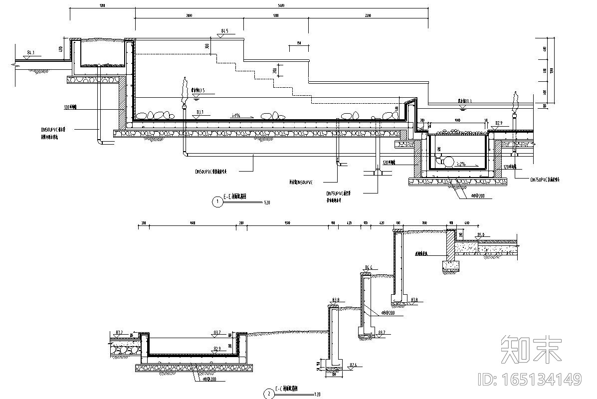 [四川]香格里拉花园环境景观工程施工图纸设计（CAD+1...施工图下载【ID:165134149】