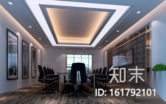[南昌]知名设计机构设计国际化商业办公空间施工图（含效...cad施工图下载【ID:161792101】